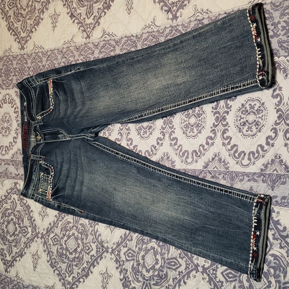 Grace In LA cropped Easy Fit Jeans 26 - Picture 5 of 12